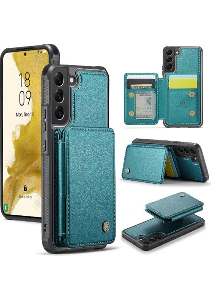 Samsung Galaxy S22 Manyetik Rfıd Engelleme Standı Fonksiyonu 2 In (Yurt Dışından)