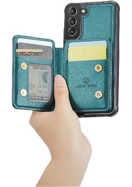 Samsung Galaxy S21 Standı Fonksiyonu Için Kılıf Ayrılabilir Cüzdan Rfıd 2 In (Yurt Dışından) fırsatları