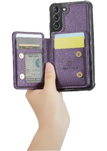 Samsung Galaxy S21 Standı Fonksiyonu Için Kılıf Ayrılabilir Cüzdan Rfıd 2 In (Yurt Dışından) fırsatları