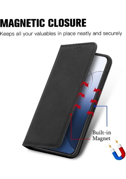 Xiaomi 14T Deri Kılıf Için Flip Case Basit Iş Darbeye Cüzdan (Yurt Dışından) fırsatları