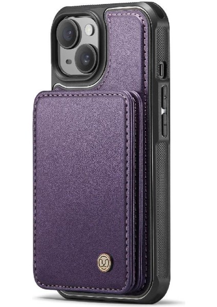 IPhone 15 Artı Ayrılabilir Cüzdan Rfıd Engelleme Manyetik Standı (Yurt Dışından)