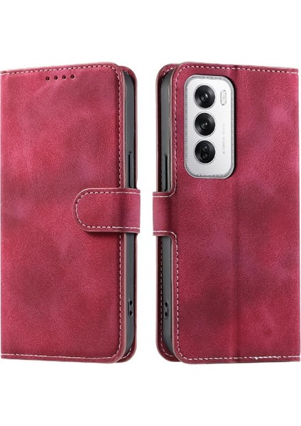 Oppo Oppo 12 5g Için Flip Case Kickstand Cüzdan Kart Yuvaları Pu Deri Bilek (Yurt Dışından) indirimleri