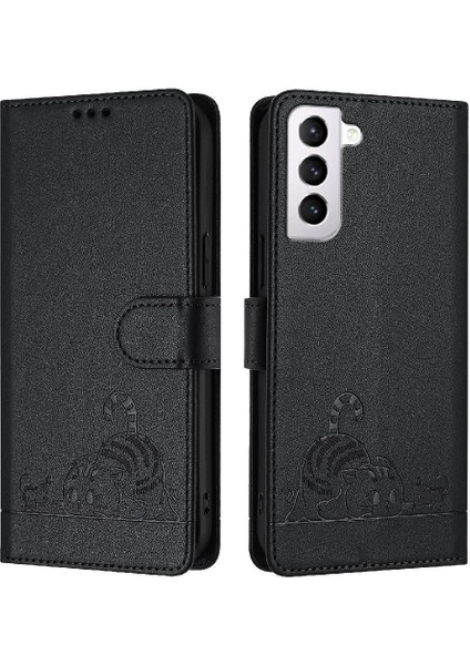 Samsung Galaxy S21 Kart Yuvası Tutucu Için Kickstand Kedi Rfıd Cüzdan (Yurt Dışından) indirimleri