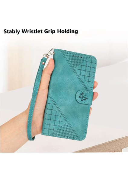 Oppo Oppo 10 5g Kabartmalı Kelebek ve Kredi Kartı Yuvası Için Flip Case (Yurt Dışından)