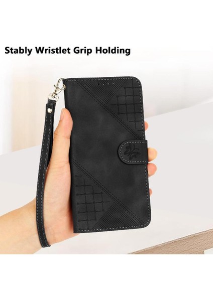 Oppo Oppo 10 5g Kabartmalı Kelebek ve Kredi Kartı Yuvası Için Flip Case (Yurt Dışından)