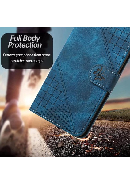 Ayrılabilir El Kayışı Kabartmalı Yüksek ile Oppo Oppo 8 Pro 5g Için Flip Case (Yurt Dışından)
