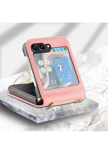 Samsung Galaxy Z Flip 6 Için Telefon Kılıfı Kart Yuvaları Tutucu Pu Deri Cüzdan (Yurt Dışından) indirimleri