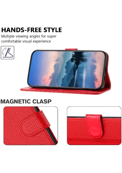 Onur 90 Akıllı 5g Için Telefon Kılıfı Kart Yuvaları Tutucu Flip Folio Cüzdan Pu (Yurt Dışından)