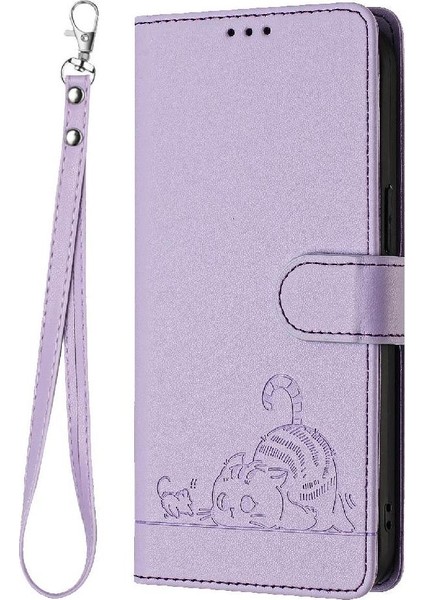 Samsung Galaxy Not 10 Için Kılıf Cüzdan Kapak Çevirin Kedi Rfıd Kart Yuvası (Yurt Dışından)