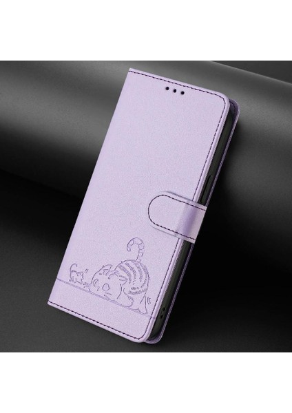 Samsung Galaxy Not 10 Için Kılıf Cüzdan Kapak Çevirin Kedi Rfıd Kart Yuvası (Yurt Dışından)