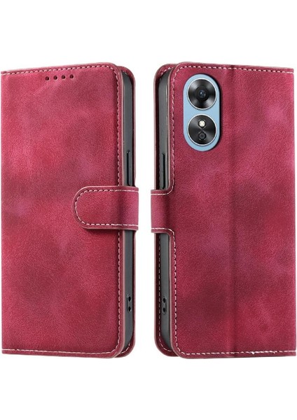 Oppo A78 4g Pu Deri Bilek Kayışı Kickstand Cüzdan Kartı Için Flip Case (Yurt Dışından) fırsatları