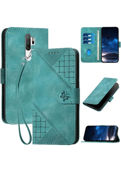 Oppo A5 2020 Yüksek Kaliteli Deri Telefon Kılıfı ve Kredi Kartı Için Flip Case (Yurt Dışından)