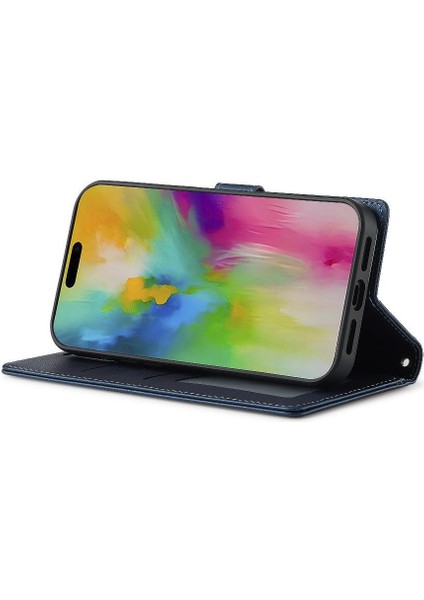 IPhone 16 Için Flip Case Pro Max Ayrılabilir 2 1 Cüzdan Kılıf Kickstand Pu (Yurt Dışından)