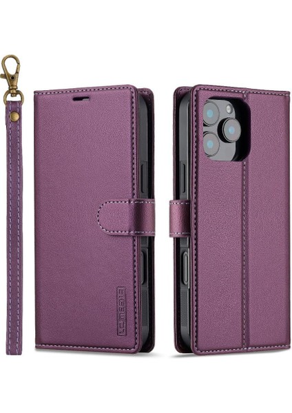 IPhone 16 Için Flip Case Pro Max Ayrılabilir 2 1 Cüzdan Kılıf Kickstand Pu (Yurt Dışından)
