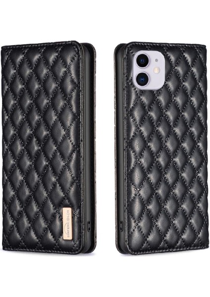IPhone 11 Için Flip Case Manyetik Kapatma Tam Koruma Darbeye Dayanıklı Kart (Yurt Dışından)