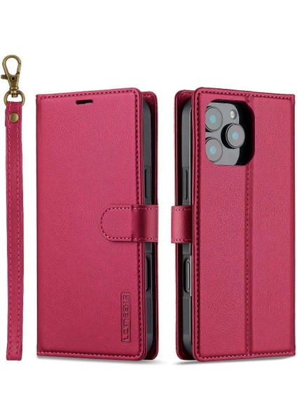 IPhone 16 Için Flip Case Pro Max Ayrılabilir 2 1 Cüzdan Kılıf Kickstand Pu (Yurt Dışından)