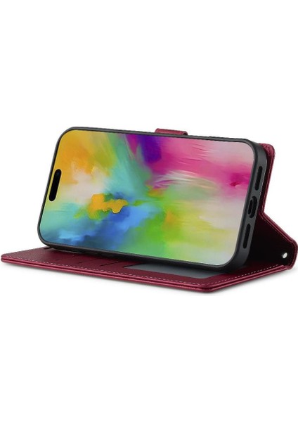 IPhone 16 Için Flip Case Pro Max Ayrılabilir 2 1 Cüzdan Kılıf Kickstand Pu (Yurt Dışından)
