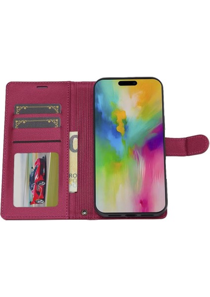 IPhone 16 Için Flip Case Pro Max Ayrılabilir 2 1 Cüzdan Kılıf Kickstand Pu (Yurt Dışından)