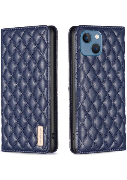 IPhone 13 Için Flip Case Darbeye Manyetik Kapatma Kart Yuvaları Tutucu Tam (Yurt Dışından)