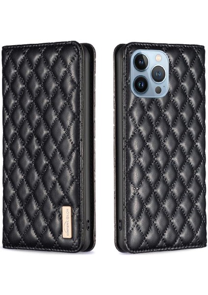 IPhone 13 Için Flip Case Pro Max Manyetik Kapatma Darbeye Kart Yuvaları (Yurt Dışından)