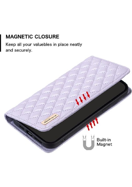 IPhone 15 Için Flip Case Pro Max Tam Koruma Darbeye Cüzdan Kartı (Yurt Dışından)