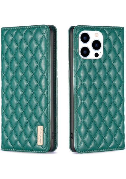 IPhone 15 Pro Manyetik Kapatma Tam Koruma Kartı Yuvaları Için Flip Case (Yurt Dışından)