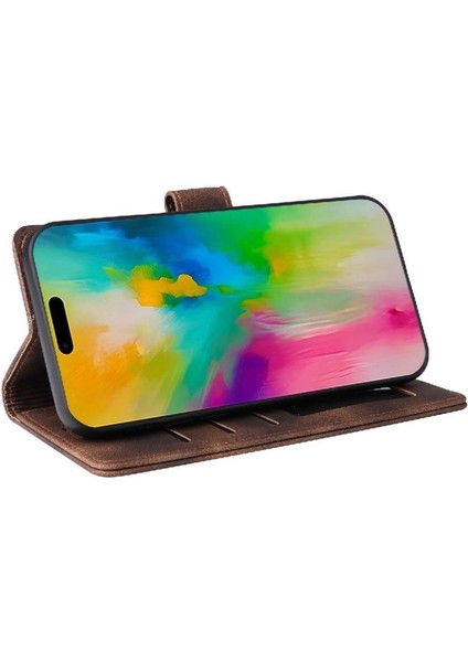 IPhone 16 Için Flip Case Pro Max Cüzdan Basit Iş Darbeye Çevir (Yurt Dışından)