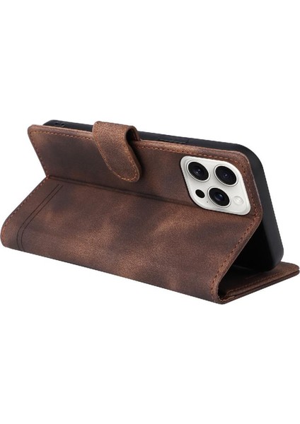 IPhone 16 Için Flip Case Pro Max Cüzdan Basit Iş Darbeye Çevir (Yurt Dışından)