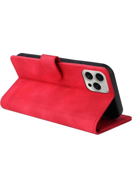 IPhone 16 Için Flip Case Pro Darbeye Cüzdan Deri Kılıf Kapak Çevirin (Yurt Dışından)