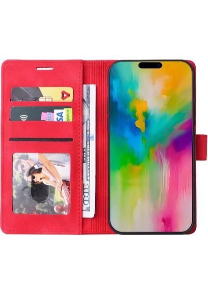 IPhone 16 Için Flip Case Kapak Darbeye Cüzdan Basit Iş Durum (Yurt Dışından) fiyatları