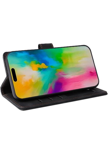 IPhone 16 Için Flip Case Pro Max Cüzdan Basit Iş Darbeye Çevir (Yurt Dışından)