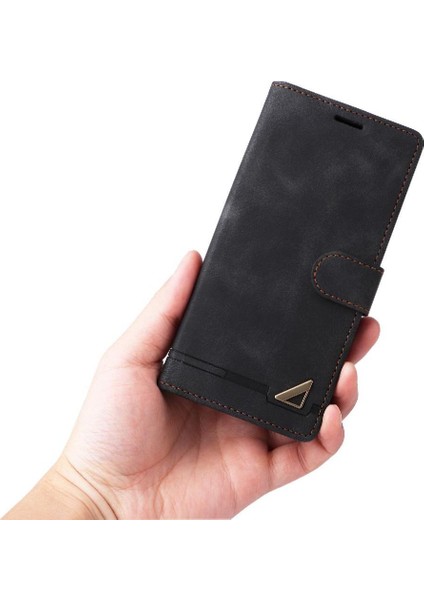 IPhone 16 Için Flip Case Pro Max Cüzdan Basit Iş Darbeye Çevir (Yurt Dışından)