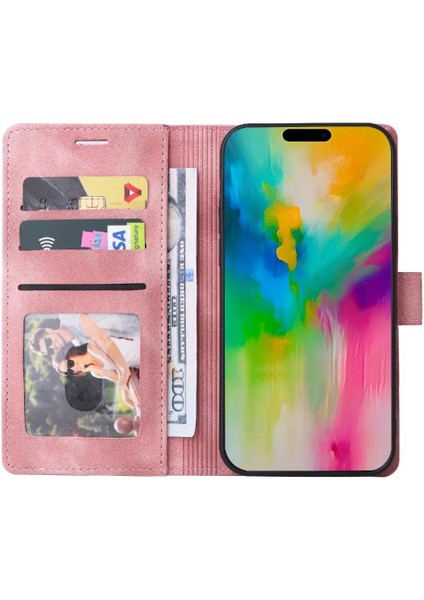 IPhone 16 Için Flip Case Kapak Darbeye Cüzdan Basit Iş Durum (Yurt Dışından) fiyatları