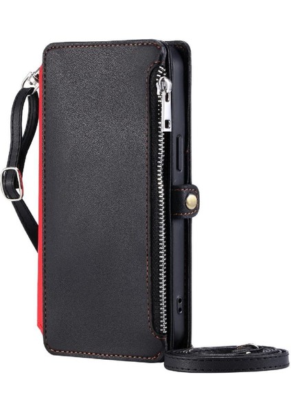 Samsung Galaxy A22 4g Için Crossbody Durumda Cüzdan Rfıd Engelleme Faturaları (Yurt Dışından)