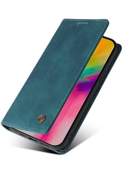 IPhone 16 Için Flip Case Pro Max Cüzdan Basit Iş Deri Kılıf Flip (Yurt Dışından)