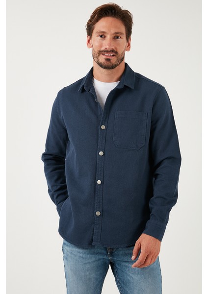 Pamuklu Tek Cepli Regular Fit Gömlek Erkek Gömlek CF25W129140 modelleri