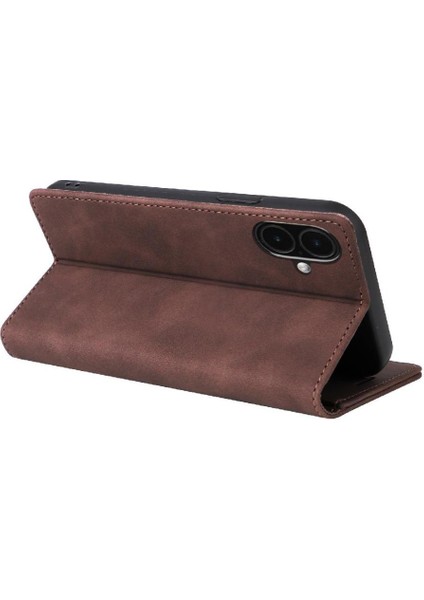 IPhone 16 Için Flip Case Basit Iş Kapak Deri Kılıf Cüzdan (Yurt Dışından) fırsatları