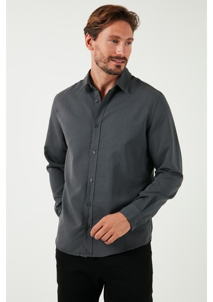 Streç Pamuklu Regular Fit Gömlek Erkek Gömlek CF25W128861 modelleri