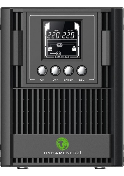 Time Tıme 1kva Onlıne LCD Yeni Nesil Akü Kesintisiz Güç Kaynağı Ups (2×12V7AH)
