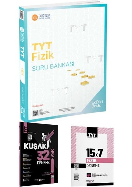 2025 Model TYT Fizik Soru Bankası - TYT Kuşak Deneme + Fizik Deneme