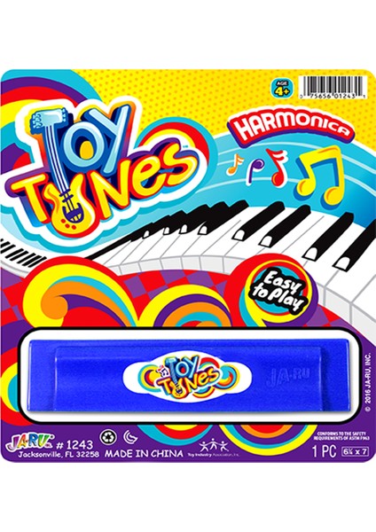 Mızıka Eğitici Oyuncak Toy Tunes Harmonika Mavi