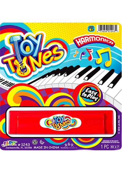 Mızıka Eğitici Oyuncak Toy Tunes Harmonika Kırmızı