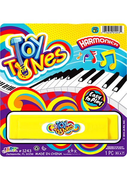 Mızıka Eğitici Oyuncak Toy Tunes Harmonika Sarı