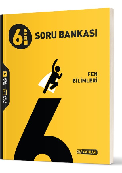 6 Sınıf Fen Bilimleri Soru Bankası - Matematik Soru Bankası - Sosyal Bilgiler Soru Bankası -Türkçe Soru Bankası 4'lü Set