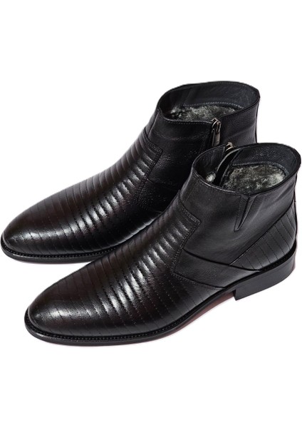 Erkek Tamamen El Yapımı Saf Deri Içi Kürklü Neolit Taban Erkek Bot fırsatları