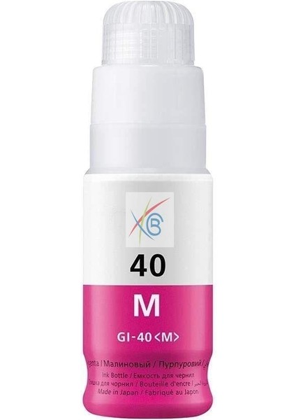 Canon Uyumlu Gı-40 Kırmızı Mürekkep