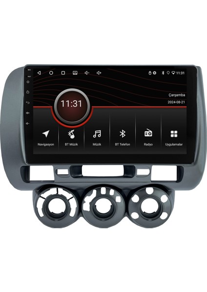 Honda City (2006-2009) Android 14 Multimedya Carplay 9 Inch 4 GB Ram / 64 GB Hafıza CRV-4156XR