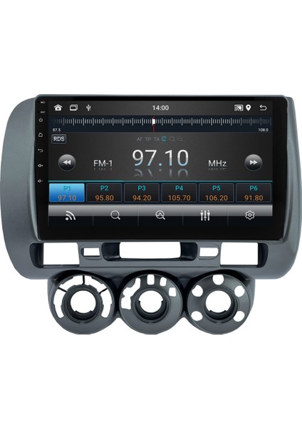 Honda City (2006-2009) Android 14 Multimedya Carplay 9 Inch 4 GB Ram / 64 GB Hafıza CRV-4156XR