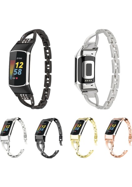Fit Charge 5 Gold Için Metal Saat Bandı (Yurt Dışından) fiyatları