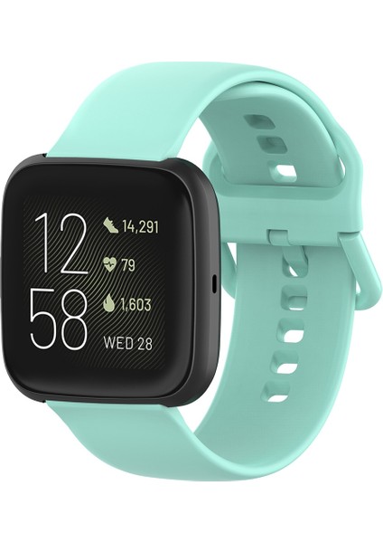 Fitbit Versa 2 / Versa / Versa Lite / Blaze Için 23 mm Saat Kordonu, Boyut: L Yeşil (Yurt Dışından)